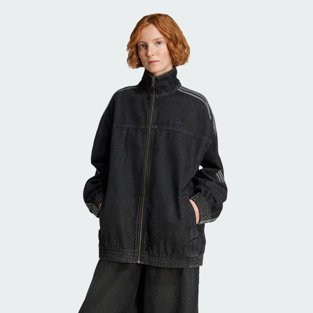 

Куртка Adidas Adicolor Denim Adilenium Track Top, цвет True Black Denim