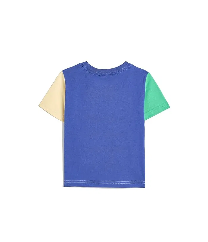 Футболка Color-Blocked Cotton Jersey Tee Polo Ralph Lauren Kids, Liberty Multicolor — фото 2