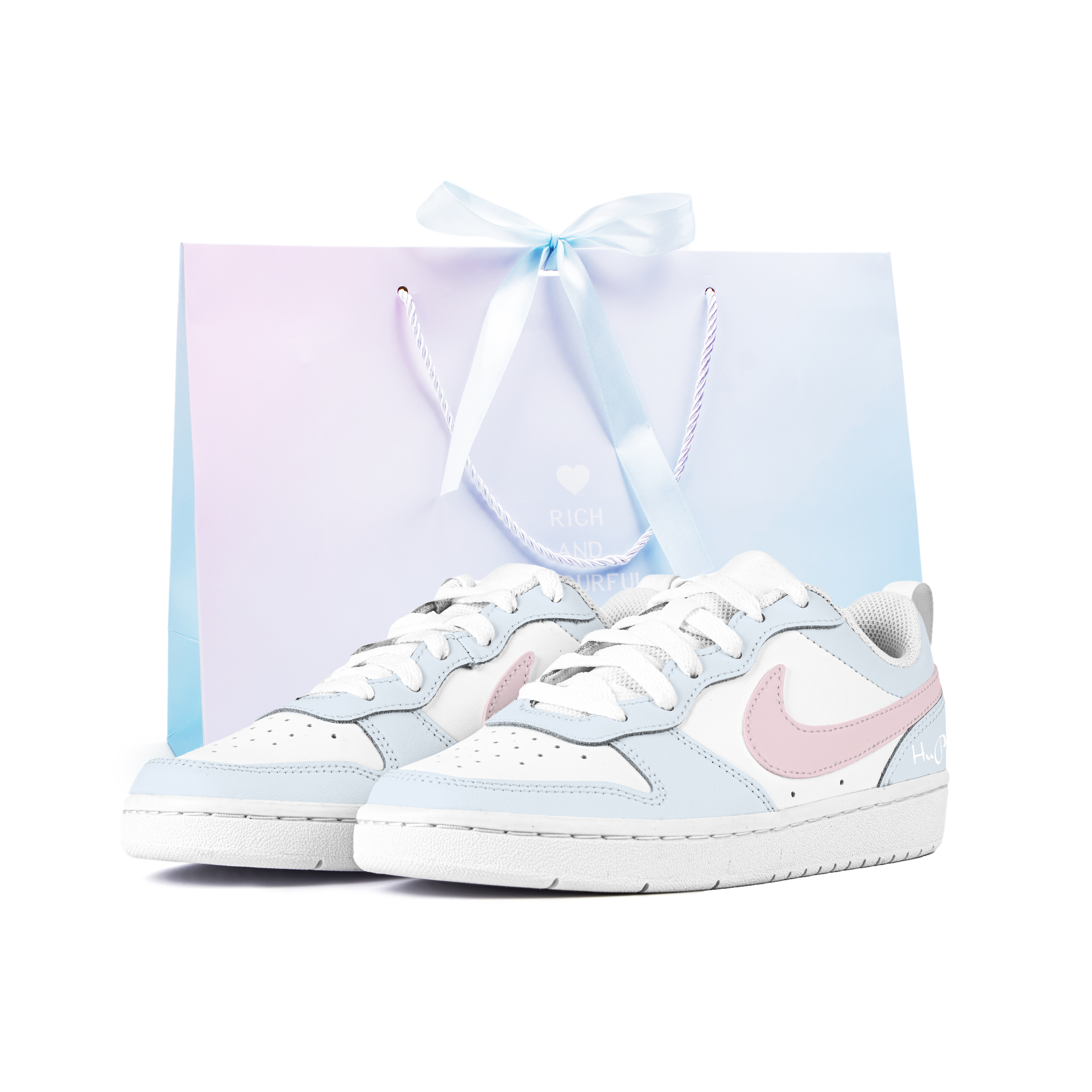 

Детские скейтерские кроссовки Court Borough для младших школьников Nike, синий