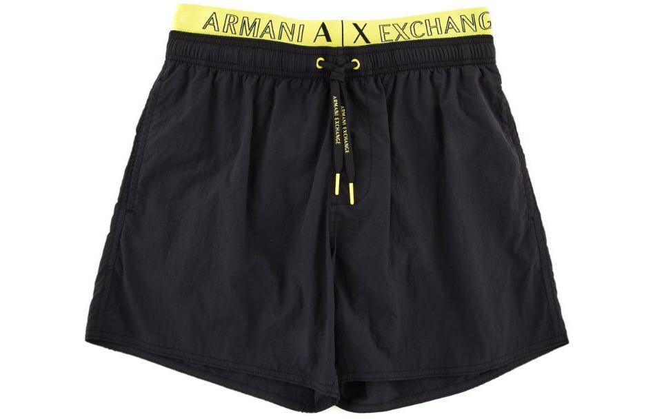 

ARMANI EXCHANGE Мужские шорты для плавания, цвет Black