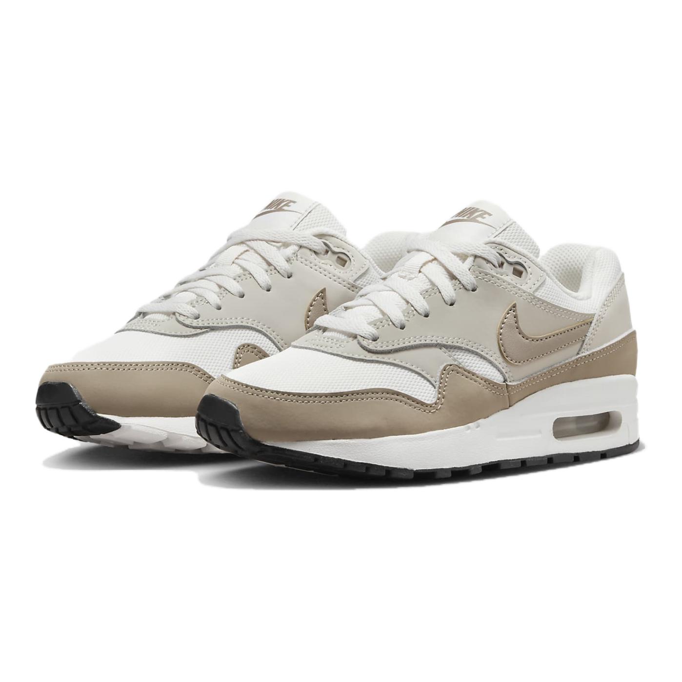 Кроссовки Air Max 1 Low Top Kids Lifestyle для детей Nike, белый/коричневый — фото 3