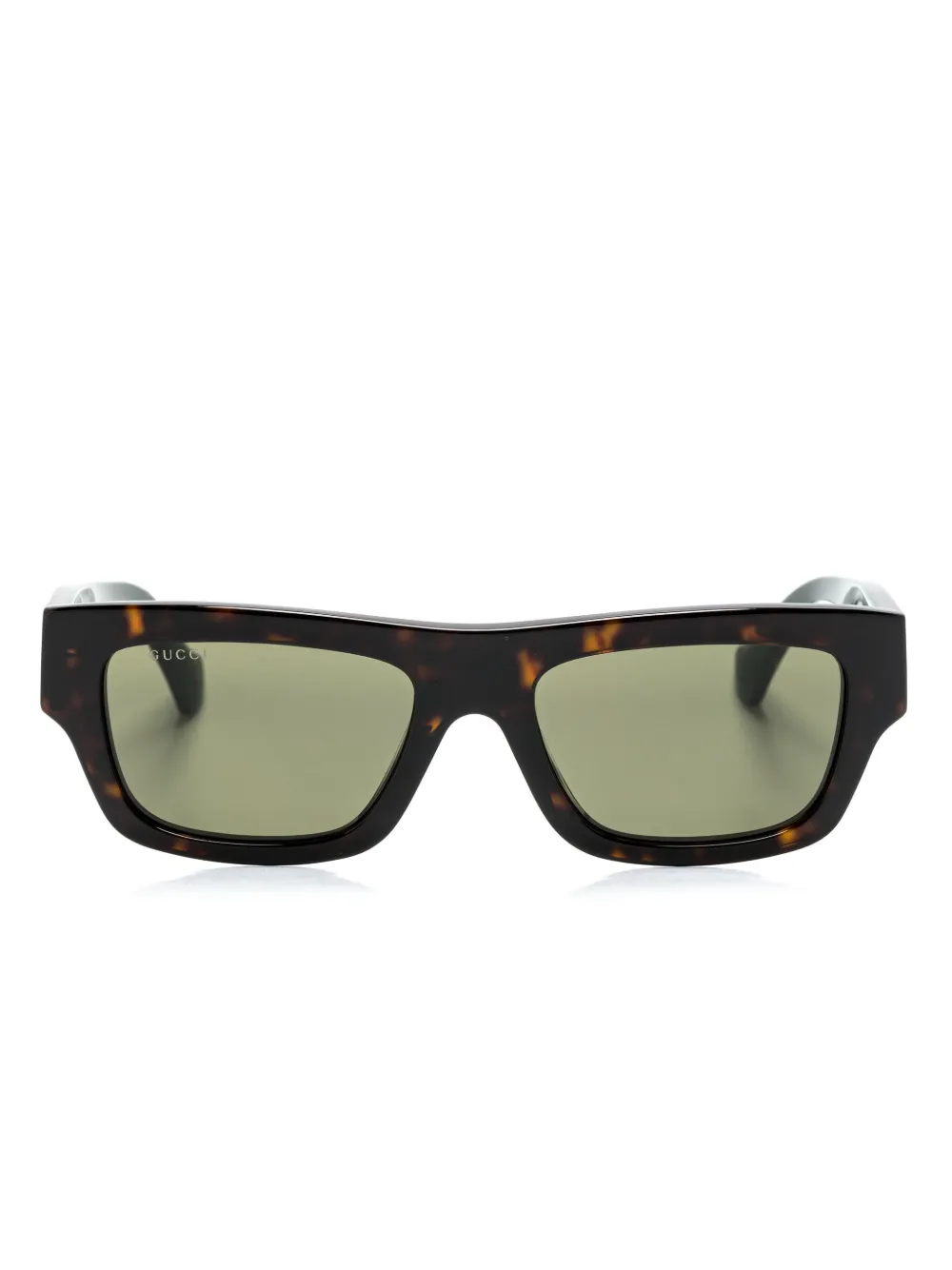 

Солнцезащитные очки в прямоугольной оправе Gucci Eyewear, коричневый