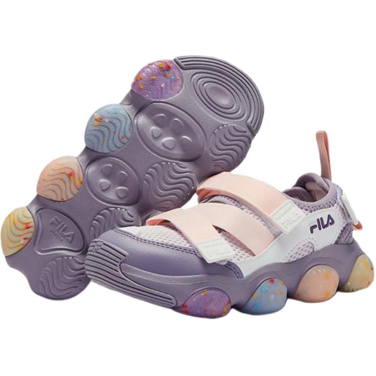 Сандалии дошкольные FILA KIDS, фиолетовый/серый — фото 4