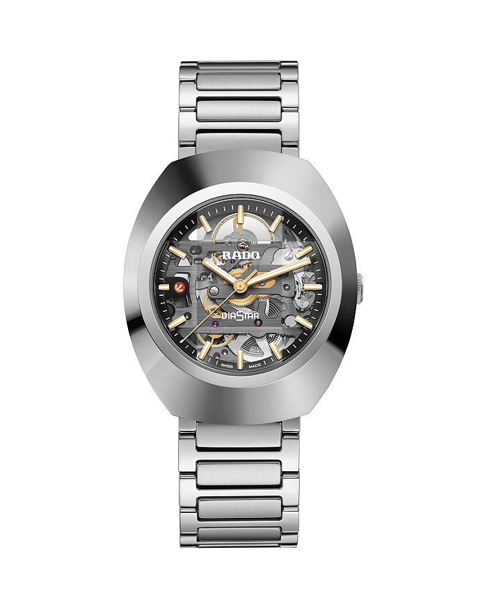 

DiaStar Original Automatic Skeleton Watch, 38mm RADO, серебряный