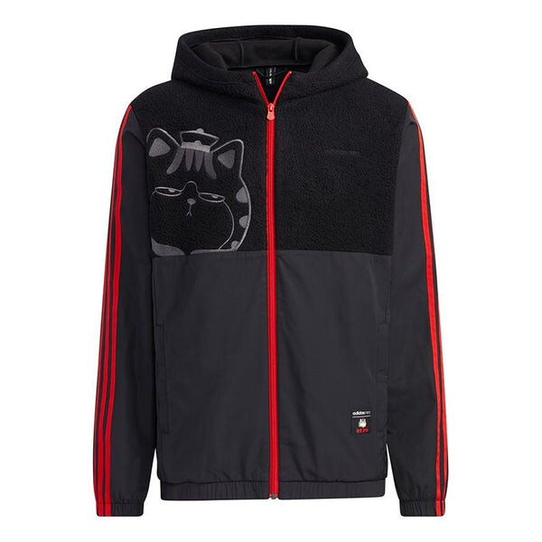 

Куртка adidas neo x Crossover M Cny Ww Jkt Casual Sports Hooded Jacket Black, черный