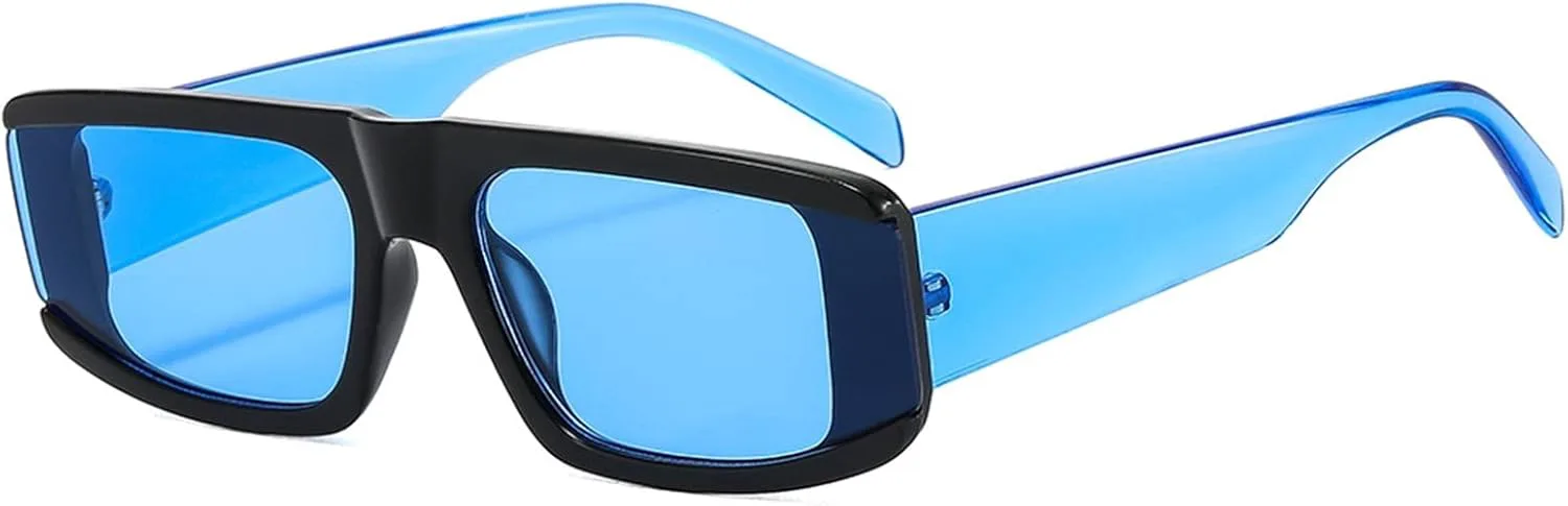 

Квадратные солнцезащитные очки в стиле ретро для мужчин и женщин, идеально подходят для отдыха на природе, пляжа и вечеринок (цвет: C, размер: средний) MTZJH, G