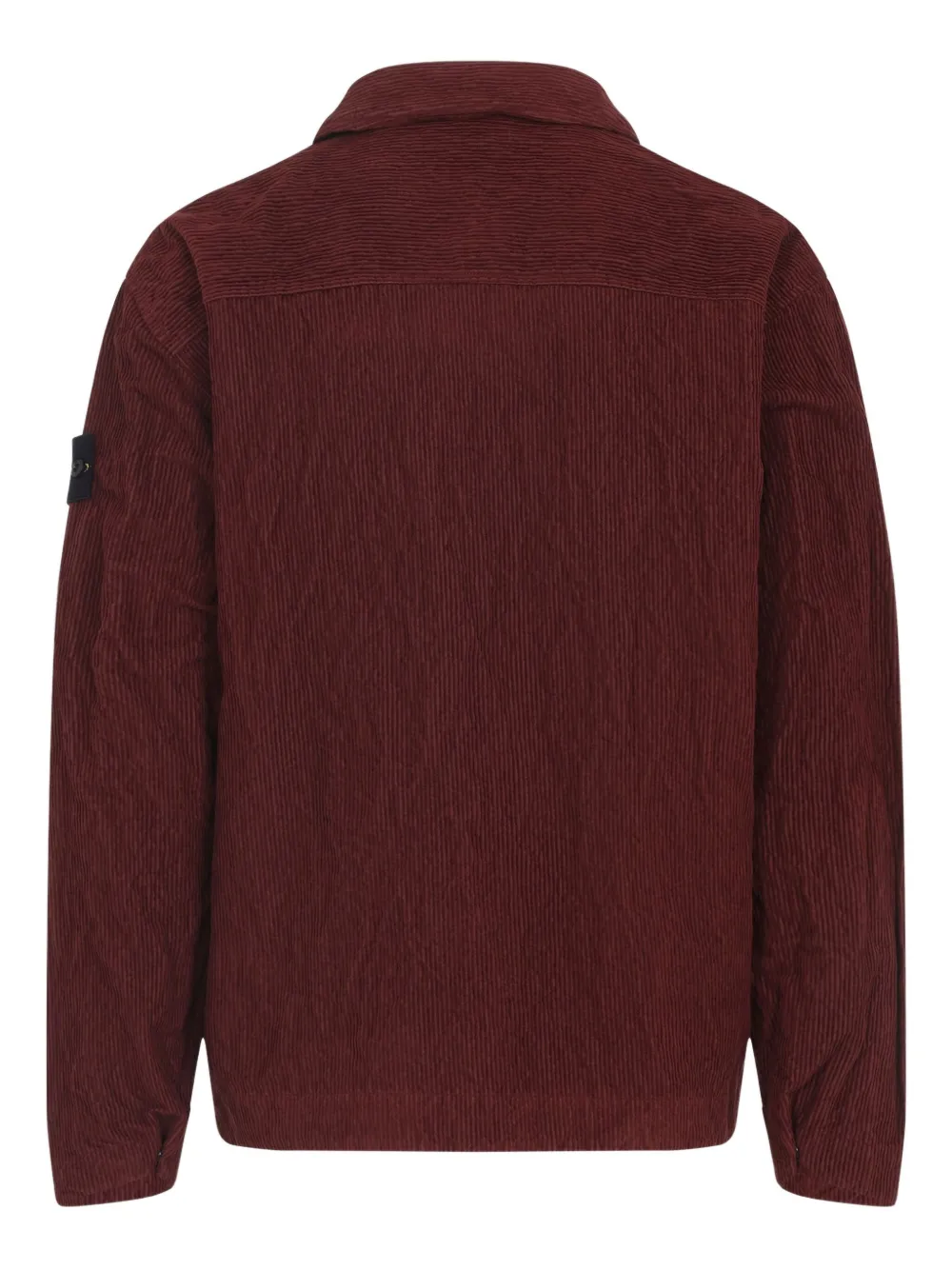 

Рубашка из вельвета с накладными карманами Stone Island, красный