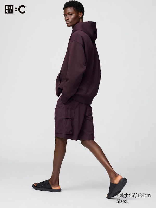 

Широкие шорты-карго Uniqlo, фиолетовый