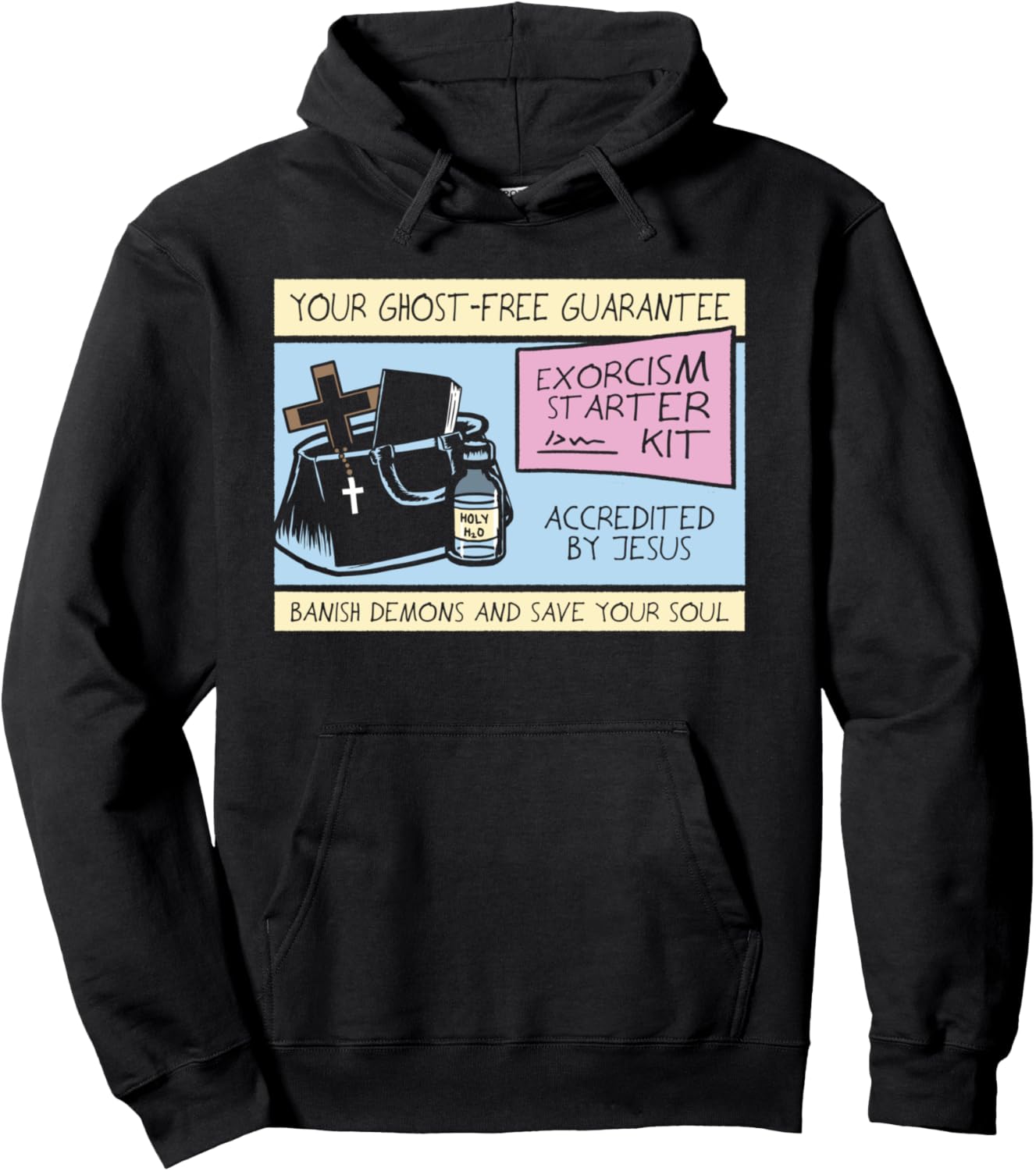 

Изгнание демонов, одержимость демонами, толстовка с надписью «Изгнание демонов» Demon Exorcism Ritual Evil Spirits Deliverance, черный