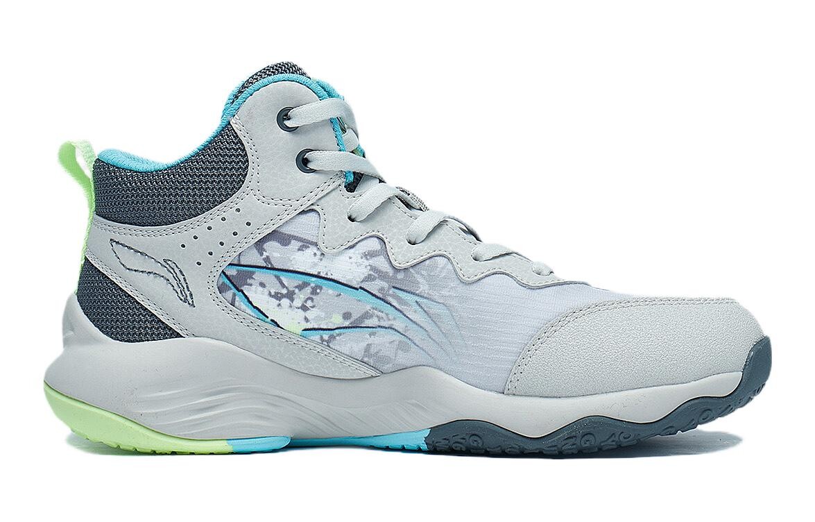 Детские баскетбольные кроссовки GS Low-top Microcrystalline Grey/Thunderstorm Gray Lining Young, серый — фото 2