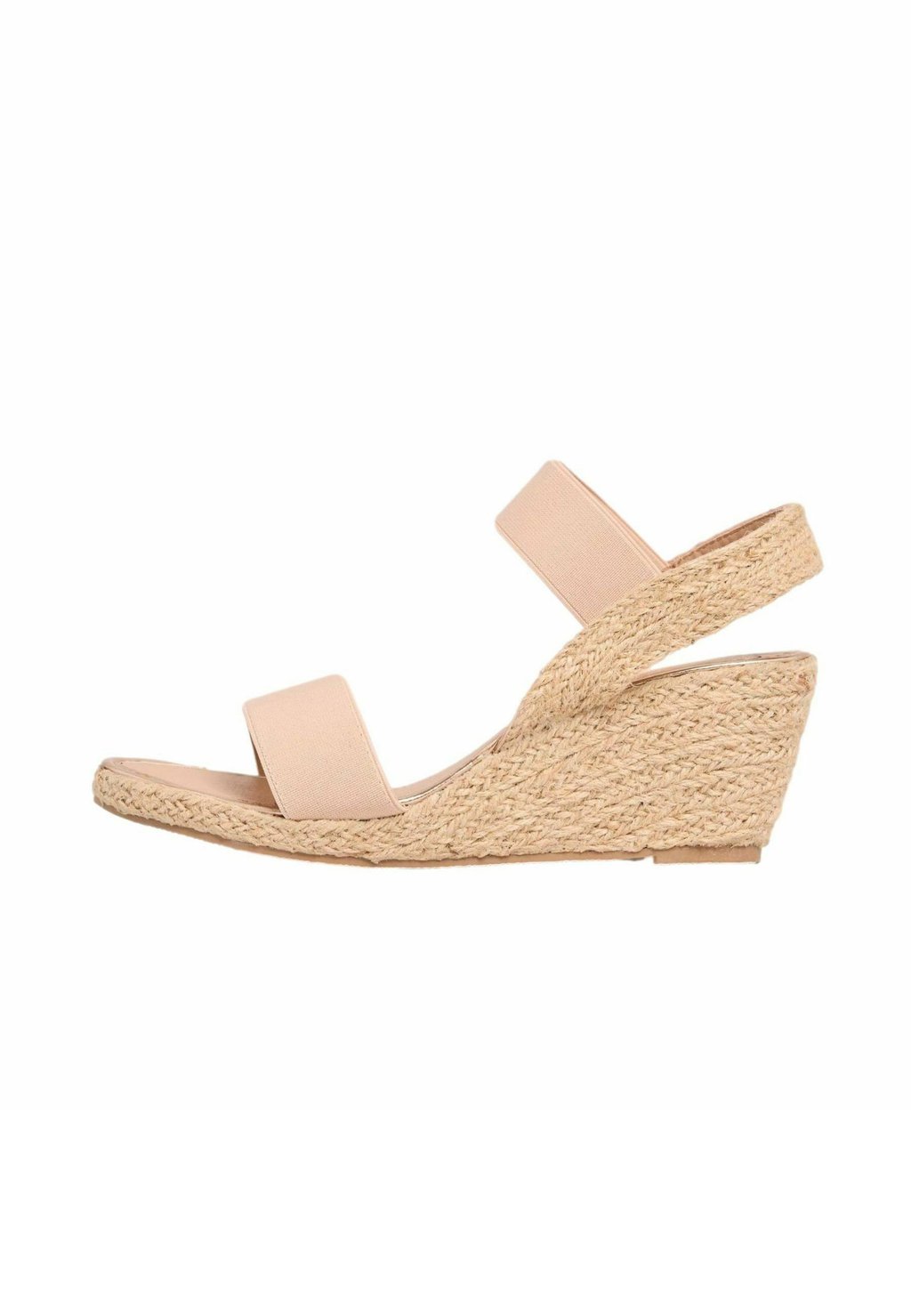 Босоножки на танкетке WIDE FIT - ELASTIC - Espadrilles Lipsy, бежевый