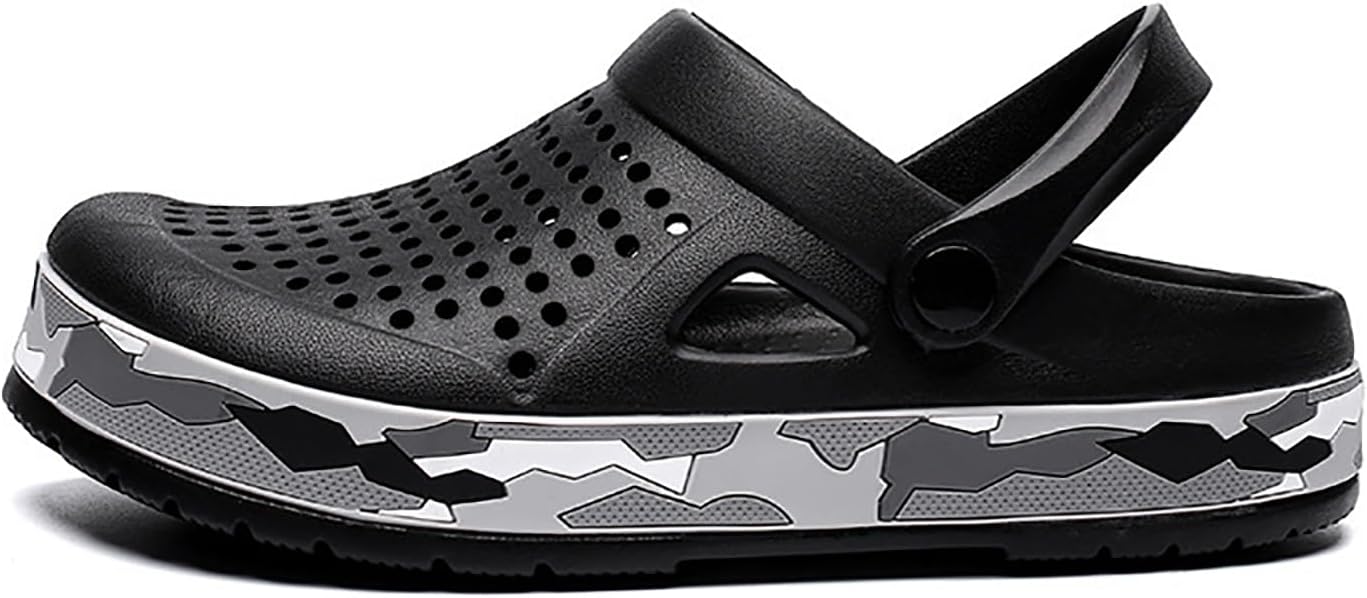 

Сандалии Sunporx для мужчин и женщин, садовые сабо с поддержкой свода стопы, летние удобные слипоны для улицы и пляжа, быстро сохнущие тапочки, черный