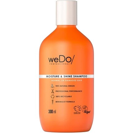 

weDo Шампунь без сульфатов Moisture & Shine для нормальных и поврежденных волос 300мл
