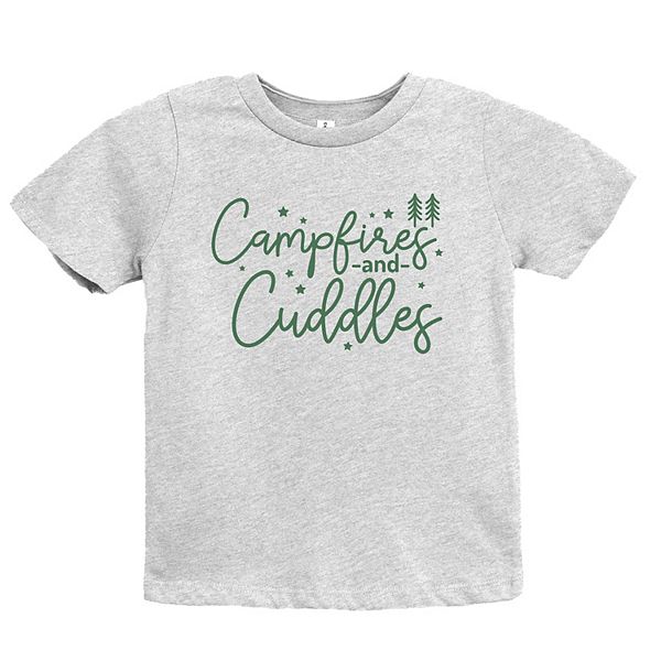

Футболка с коротким рукавом Campfire and cuddles The Juniper Shop, Heather Grey