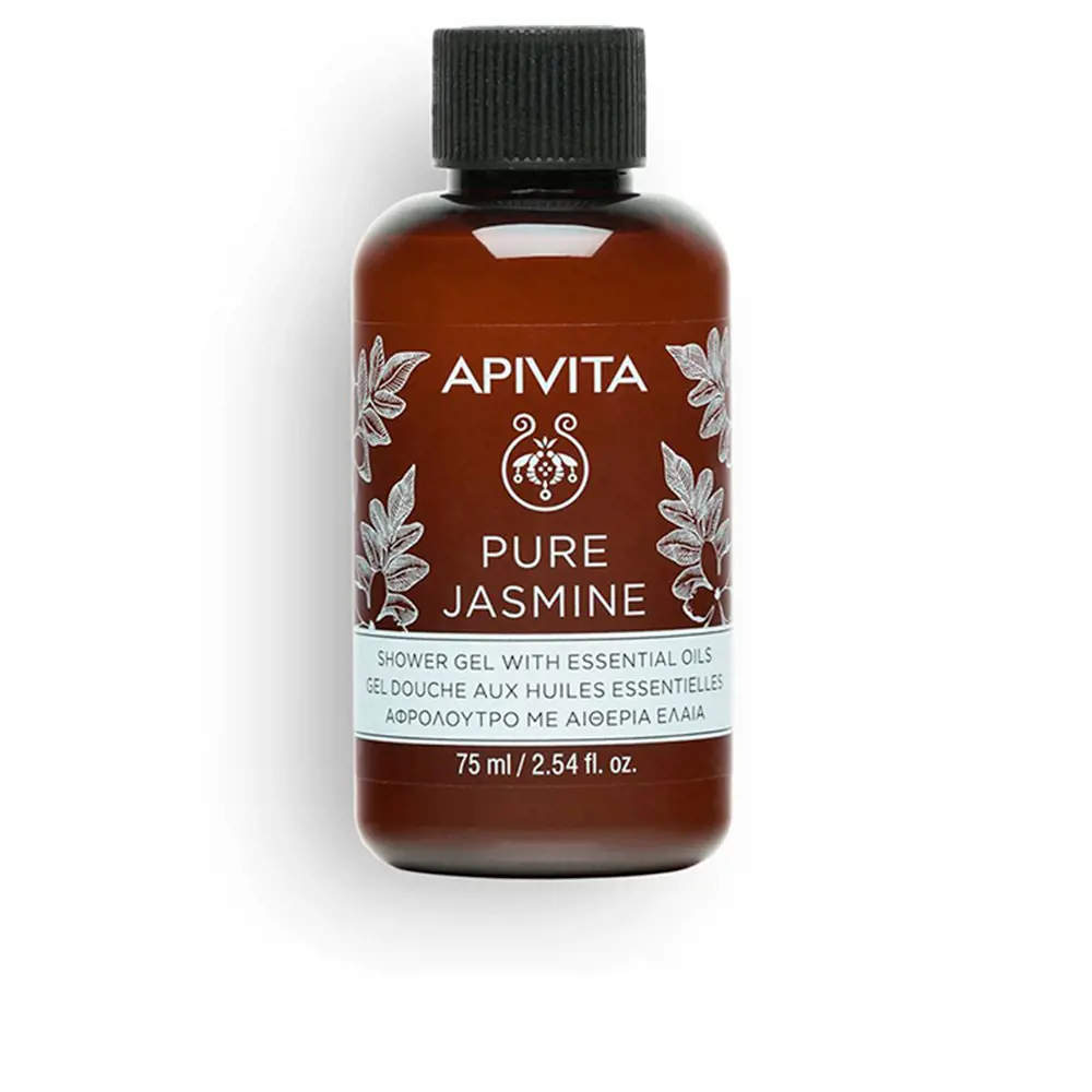 

Гель для душа Pure jasmine gel de baño con aceite esencial de jazmín y aceite de propóleo Apivita, 75 мл.