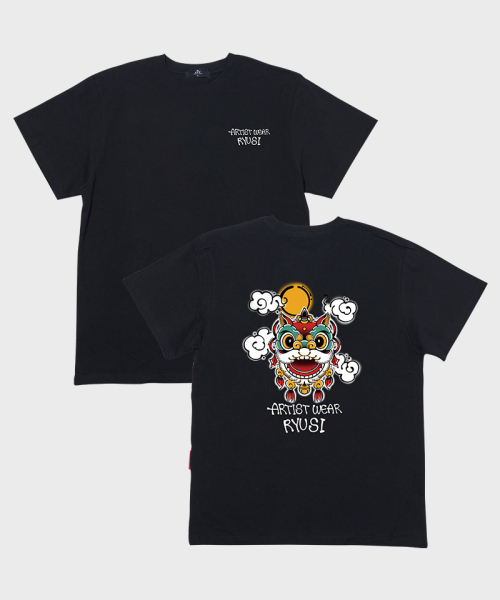 

Футболка с коротким рукавом, принт ARTISTWEAR x RUYSI, черная, Черный, Футболка с коротким рукавом, принт ARTISTWEAR x RUYSI, черная