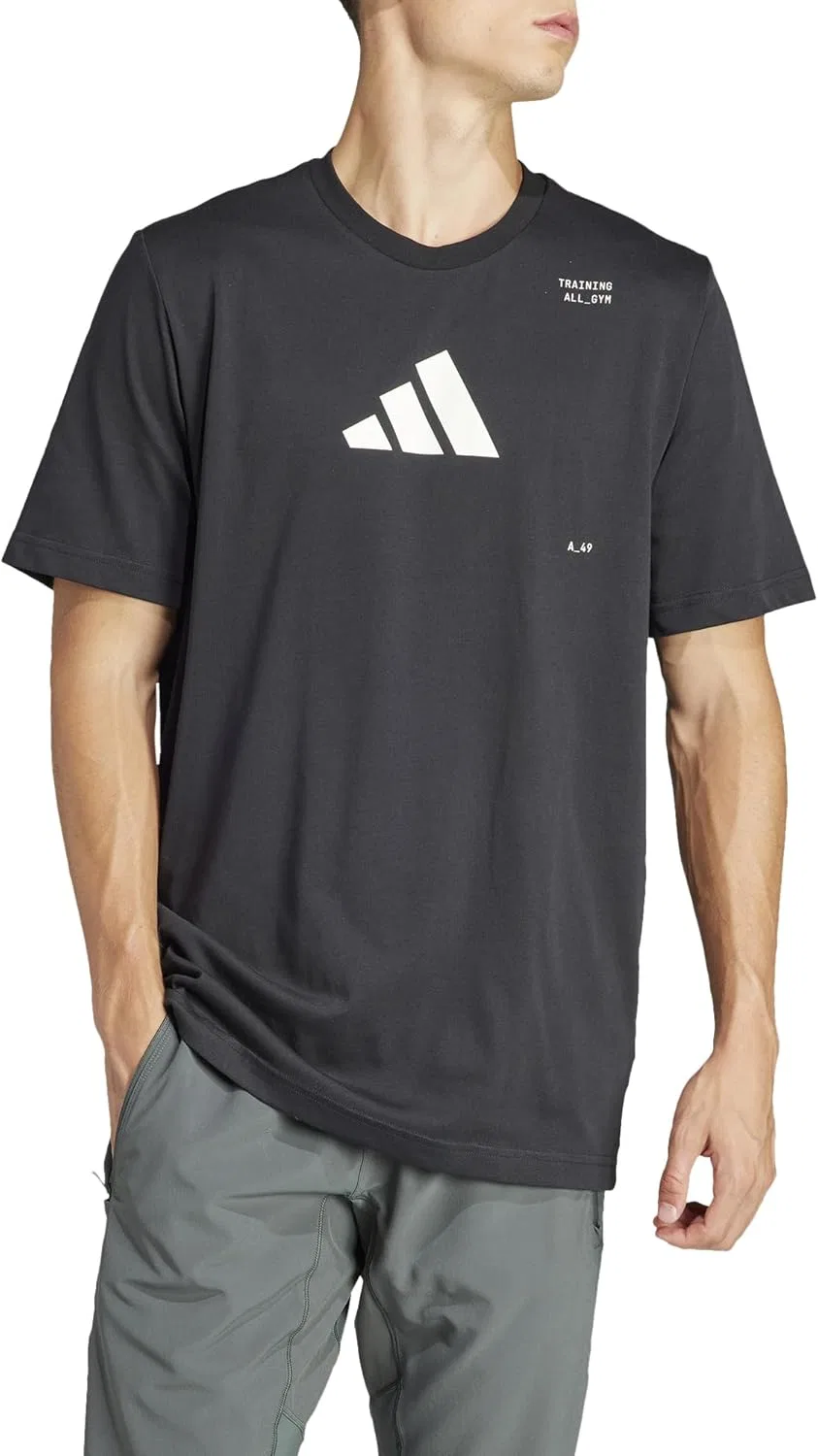 Футболка adidas Aeroready, черный — фото 3