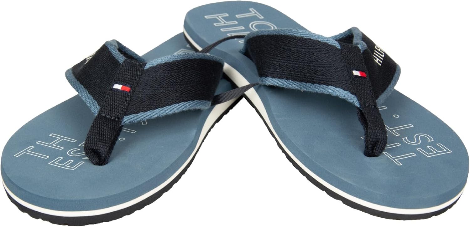 

Мужские шлепанцы Tommy Hilfiger XM0XM02885 с ремешком, пляжная ткань, Dbx Blur Coast