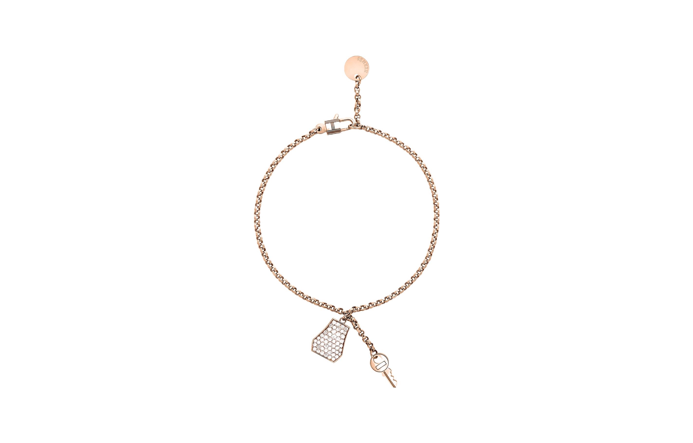 

HERMES Браслеты Clochette для женщин Rose Gold