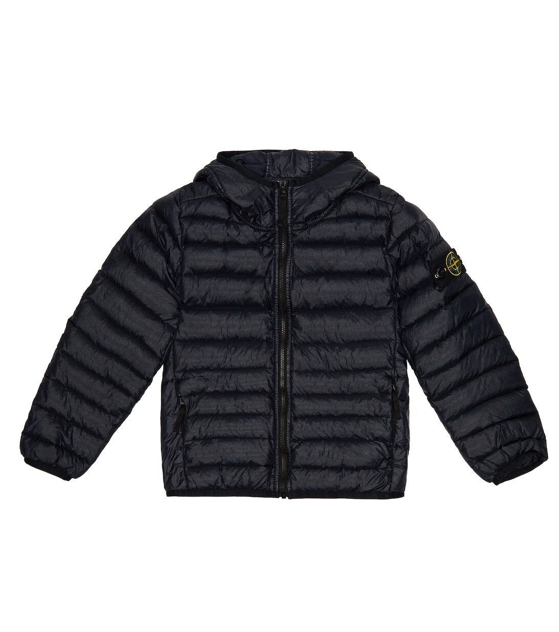 

Стеганый пуховик Stone Island Junior, синий