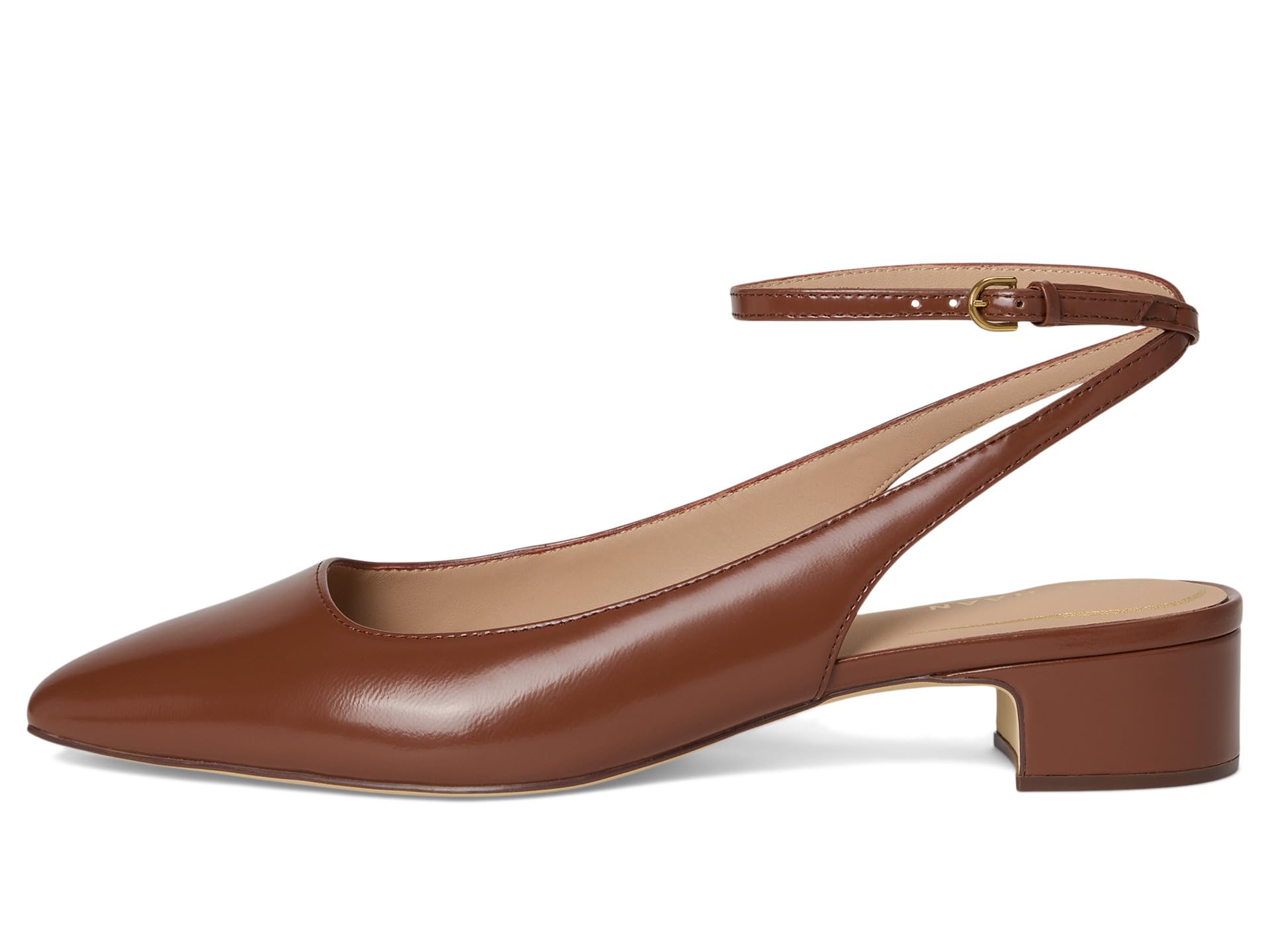Туфли Cole Haan Paden Ankle Strap Pumps, Dark Cuoio Box Leather — фото 4