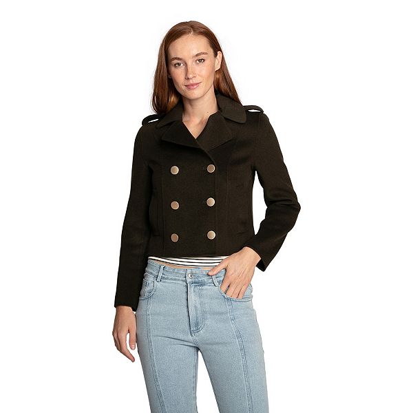 

Куртка Love me now в стиле милитари из смесовой шерсти Belle & Bloom, Military