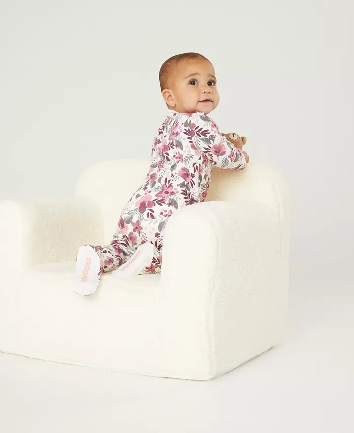 

Органический комбинезон с принтом для девочек Baby Girls Huggies, черный