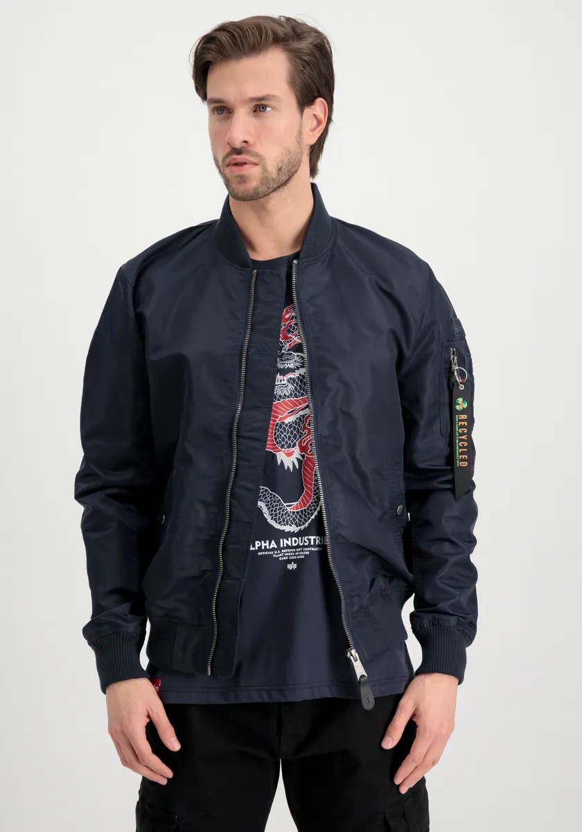 

Куртка-бомбер Alpha Industries " Alpha Industries Мужчины - Куртки-бомберы MA-1 LW Project R", синий