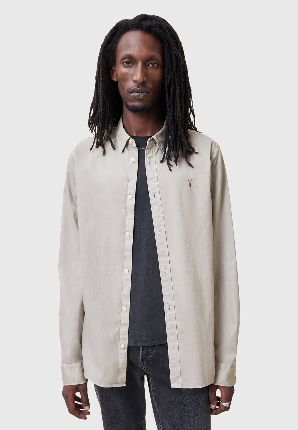 

Рубашка HAWTHORNE AllSaints, серый