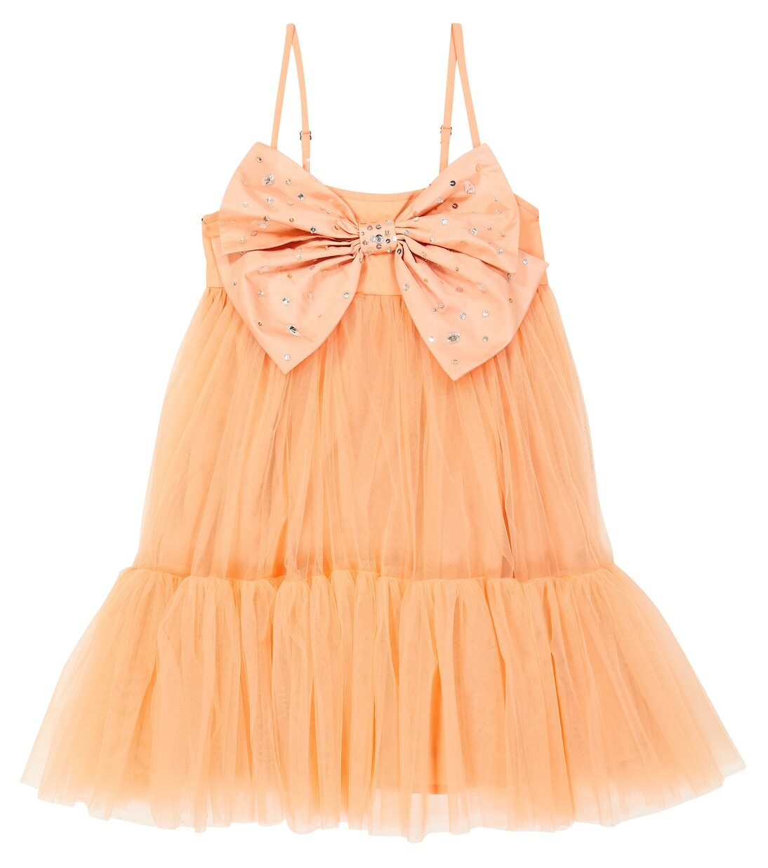 

Платье из тюля с украшением simply pink Tutu Du Monde, красный