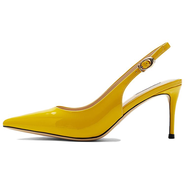 NINE WEST Тонкие каблуки на шпильке 7,5 см женские — персиковый нюд, цвет Nude Apricot — фото 3