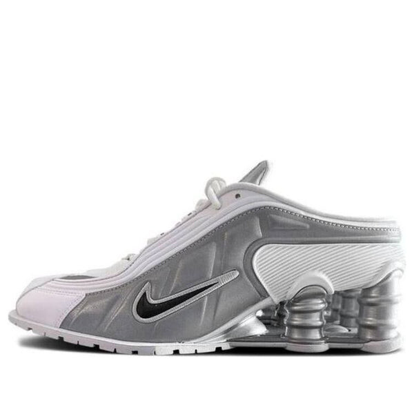 Кроссовки x martine rose shox r4 Nike, серебряный