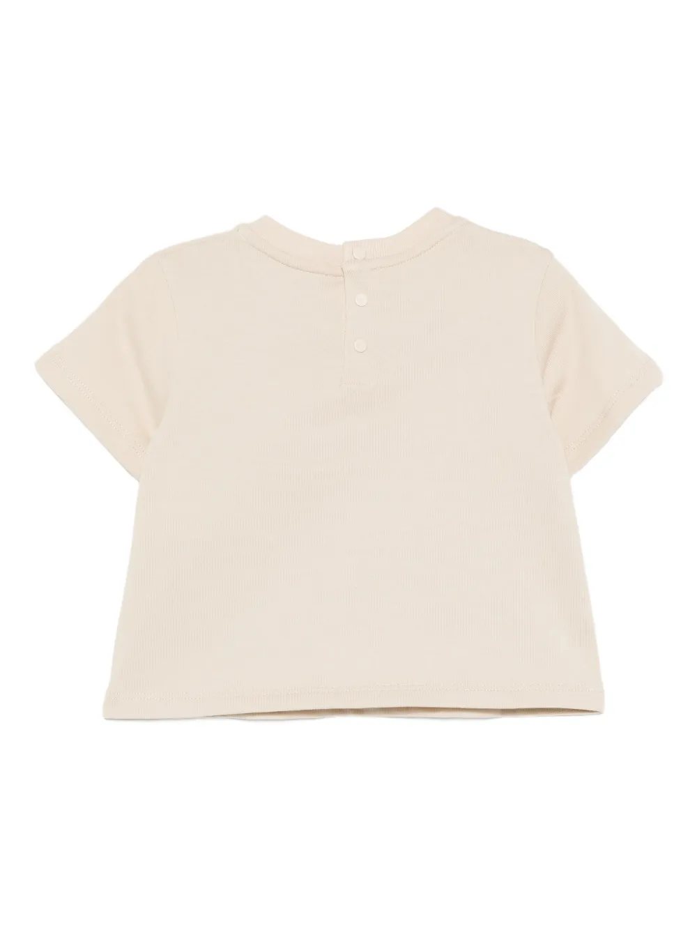 Футболка с нашивкой-логотипом Emporio Armani Kids, нейтральный — фото 2