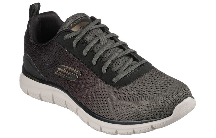 Обувь для образа жизни Мужская низкая Оливково-черная Skechers — фото 2