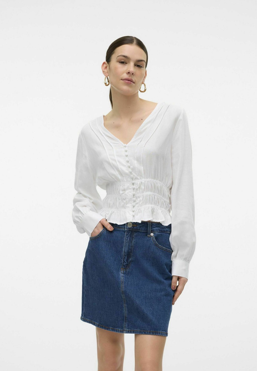 

Блуза VMTHEODORA Vero Moda, белый