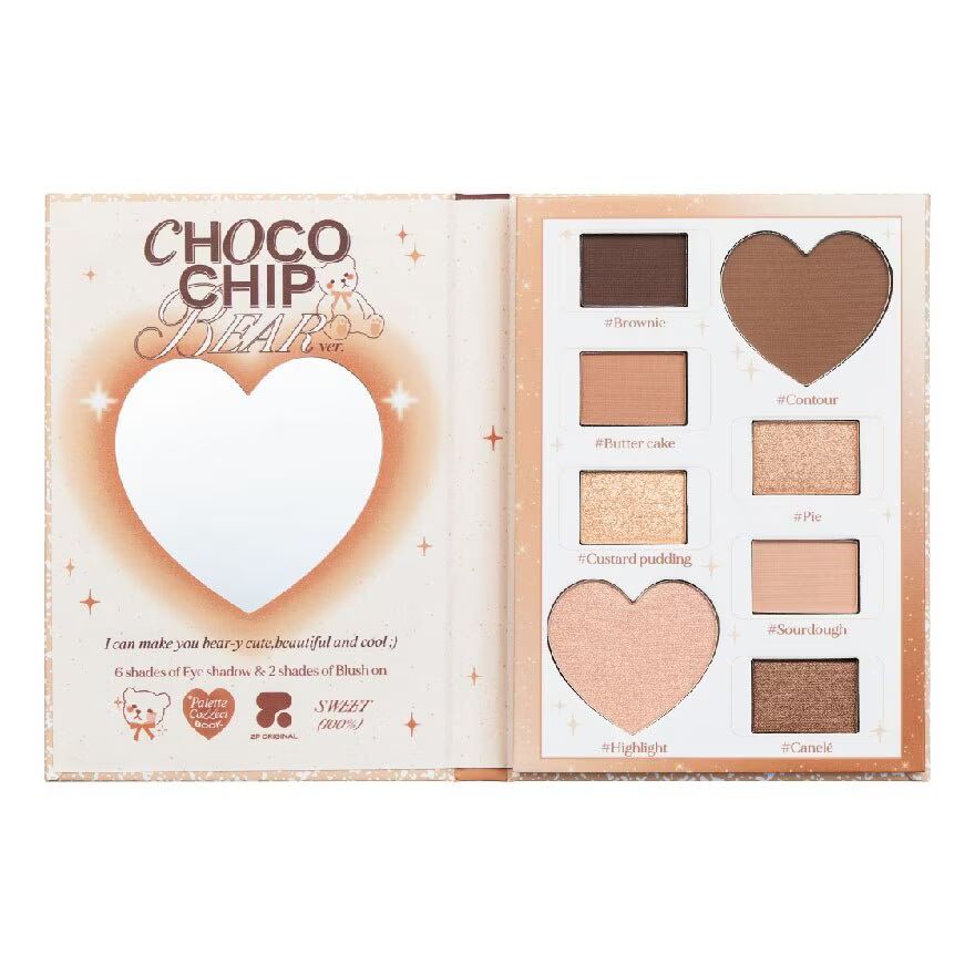 

2P Original Палетка теней Collect Book Eyeshadow 14,6 г 03 Choco Chip Bear