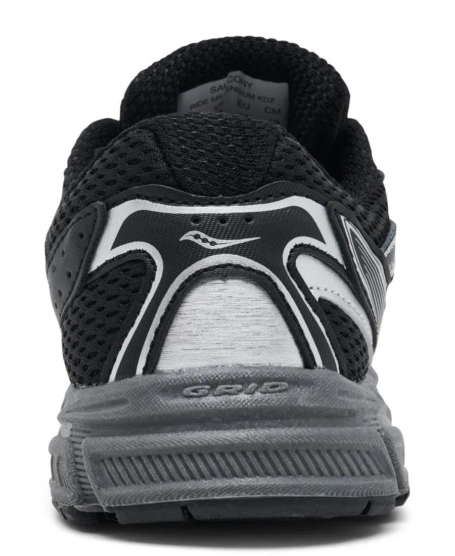 Детские кроссовки Little Kids Ride Millennium Casual от Finish Line Saucony, черный — фото 4