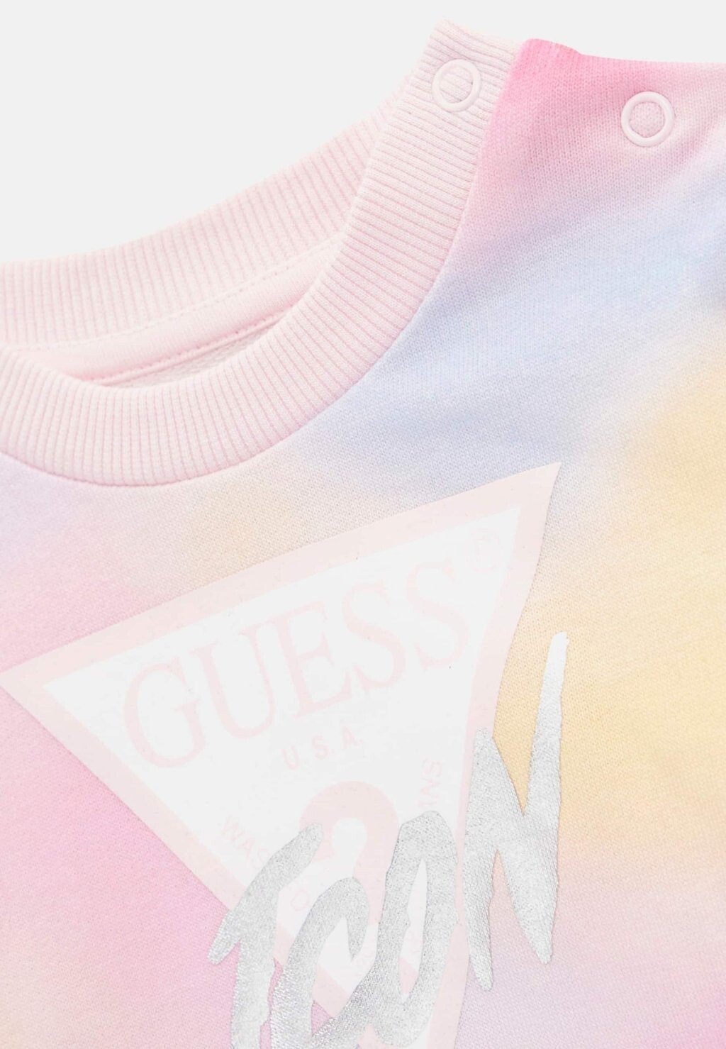 

Толстовка с капюшоном LOGO Guess, розовый