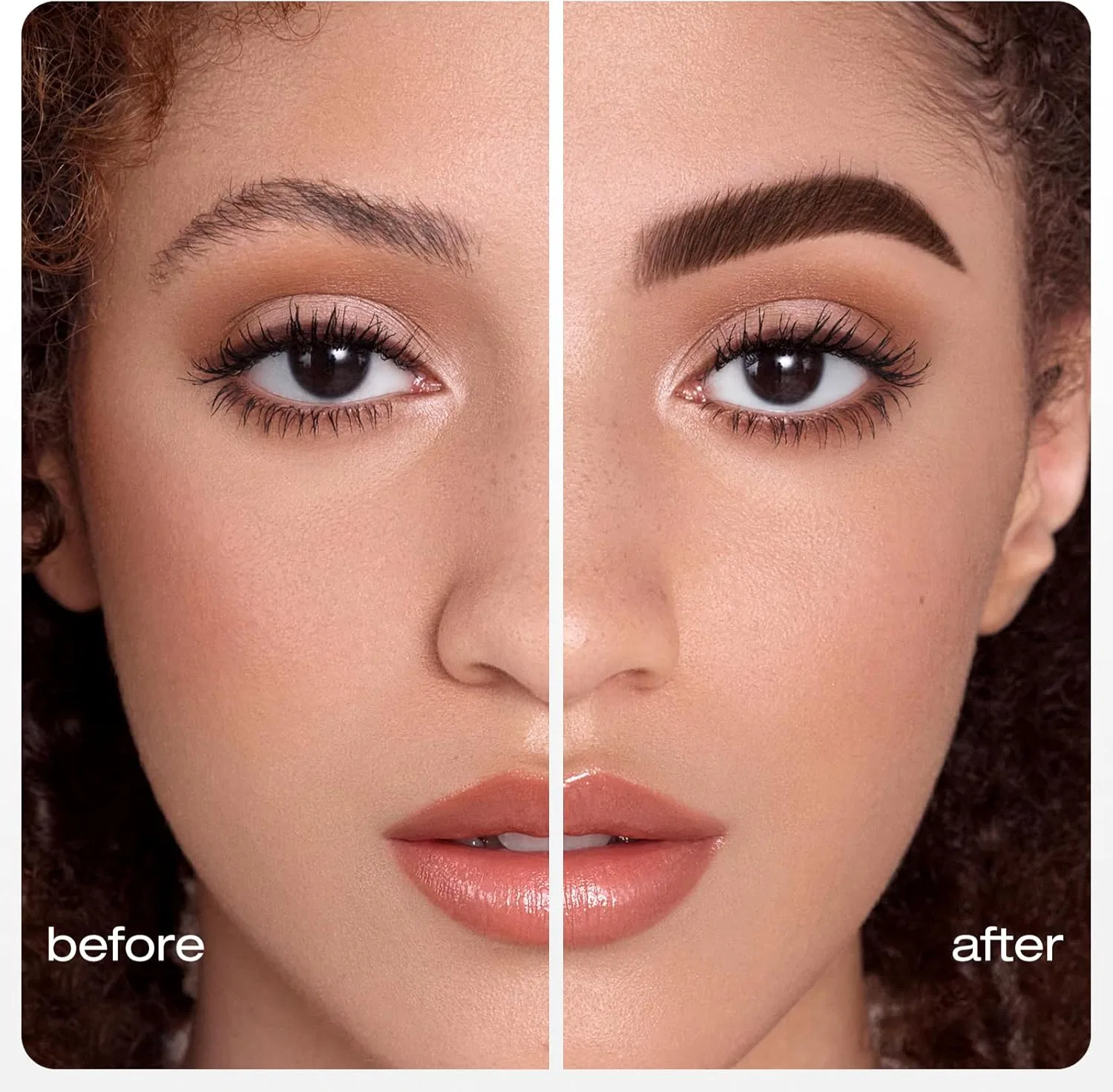 Кисть для бровей Boobeen угловая с жидким пигментом — фото 2