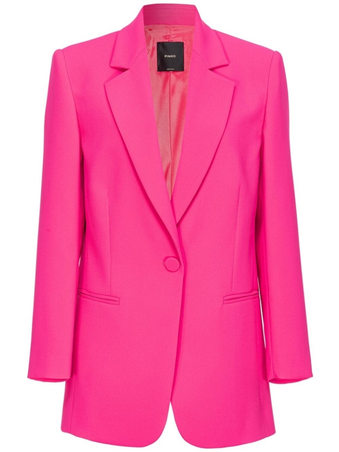 

PINKO блейзер с заостренными лацканами, розовый