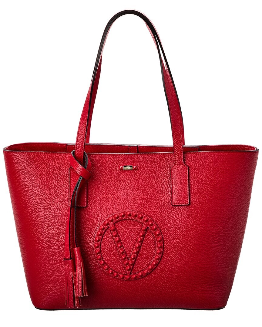 

Valentino by Mario Valentino Кожаная сумка-тоут Soho Rock, красный