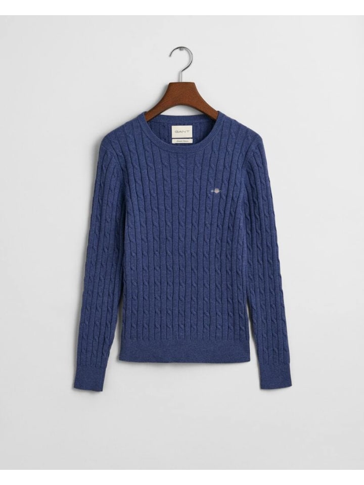 

Пуловер Gant Pullover, цвет dusty navy