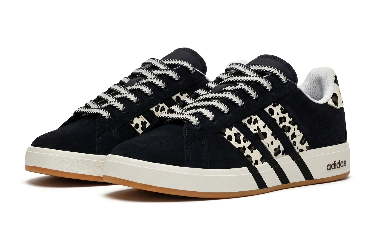 Adidas Кроссовки для скейтбординга Grand Court Base 00s Abrasion Resistant Low top Unisex Black — фото 4