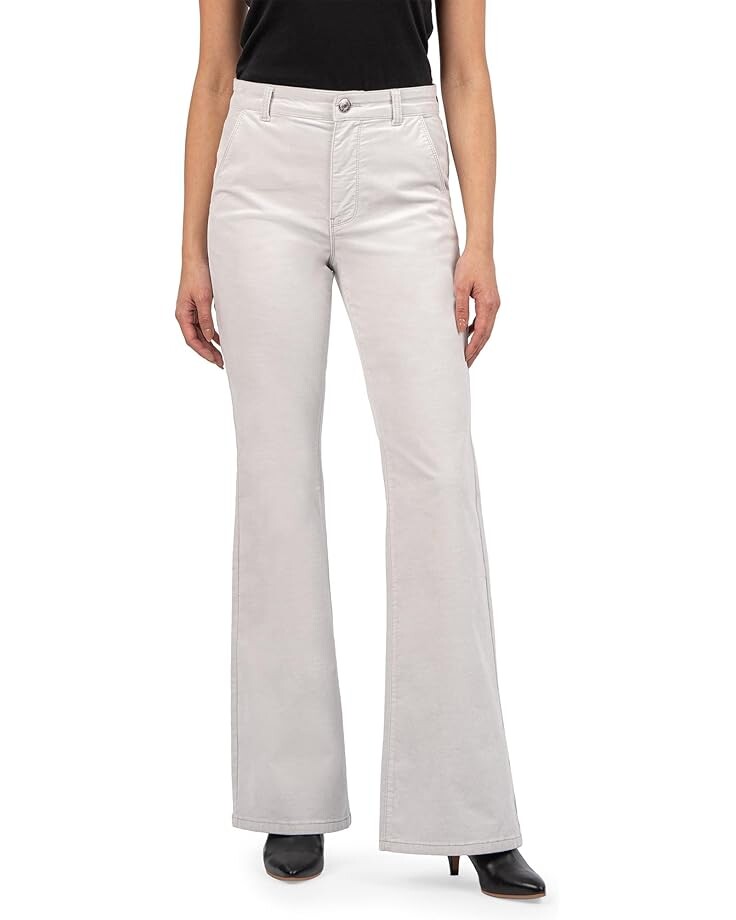 

Брюки KUT from the Kloth Ana High Rise Flare Pant, серебряный