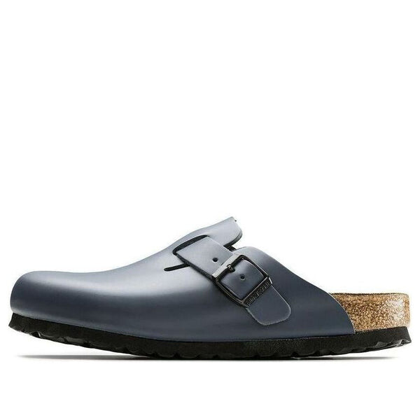 

Тапочки boston natural leather 'blue' Birkenstock, синий