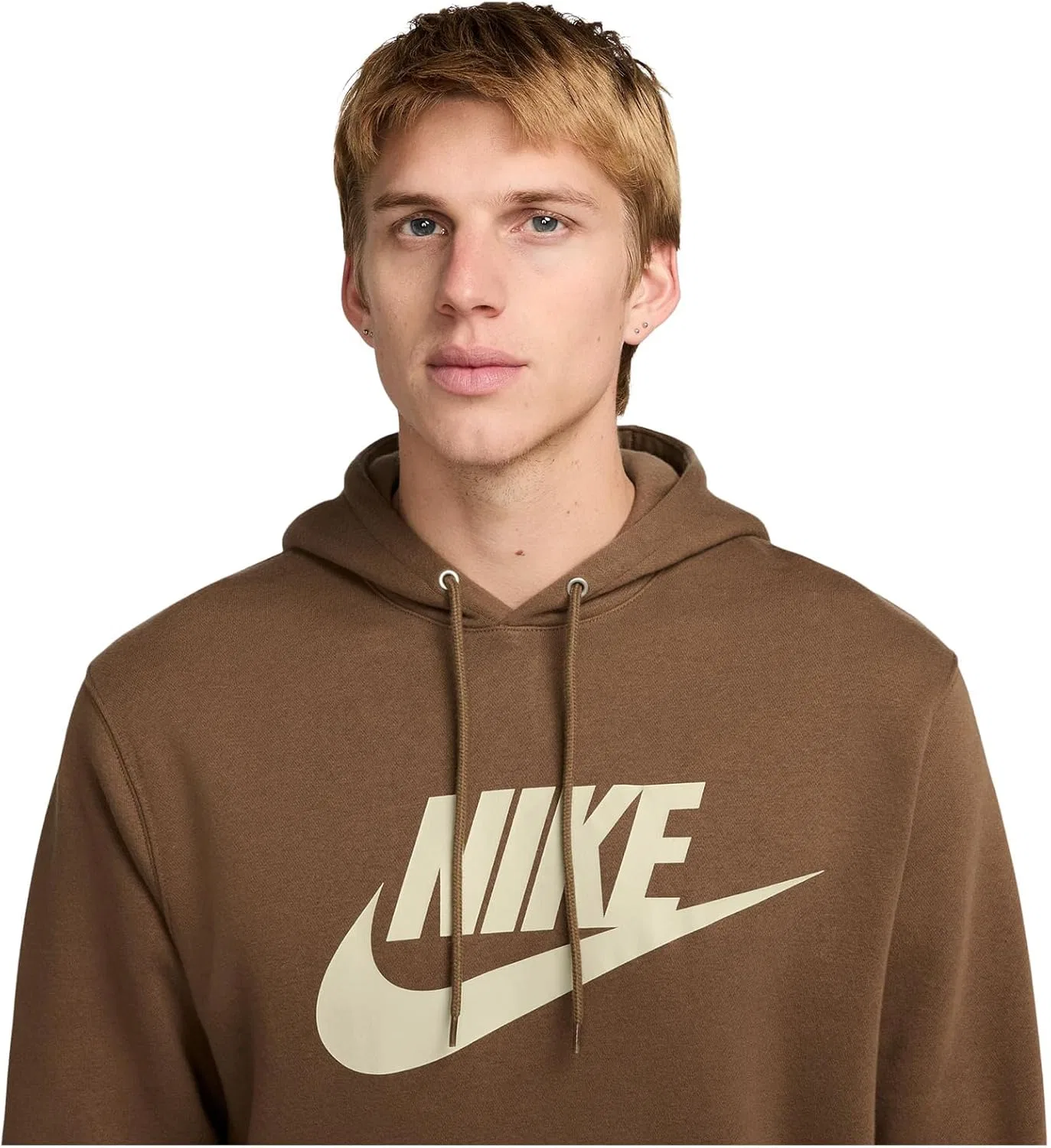 Мужская флисовая толстовка Nike Club Pullover — фото 3