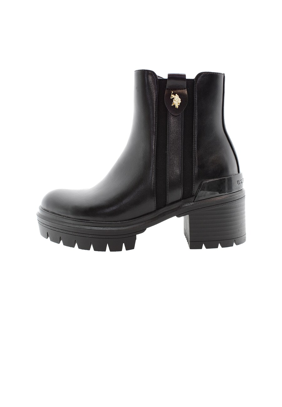 Ботильоны U.S. POLO ASSN., Black