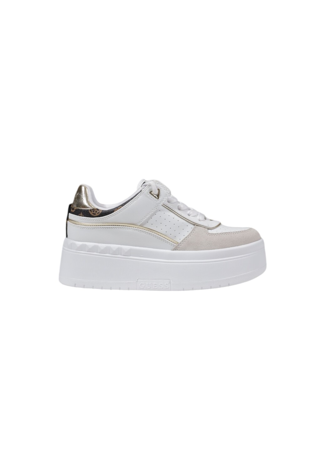 Кроссовки женские GUESS с перфорацией на платформе, мультиколор