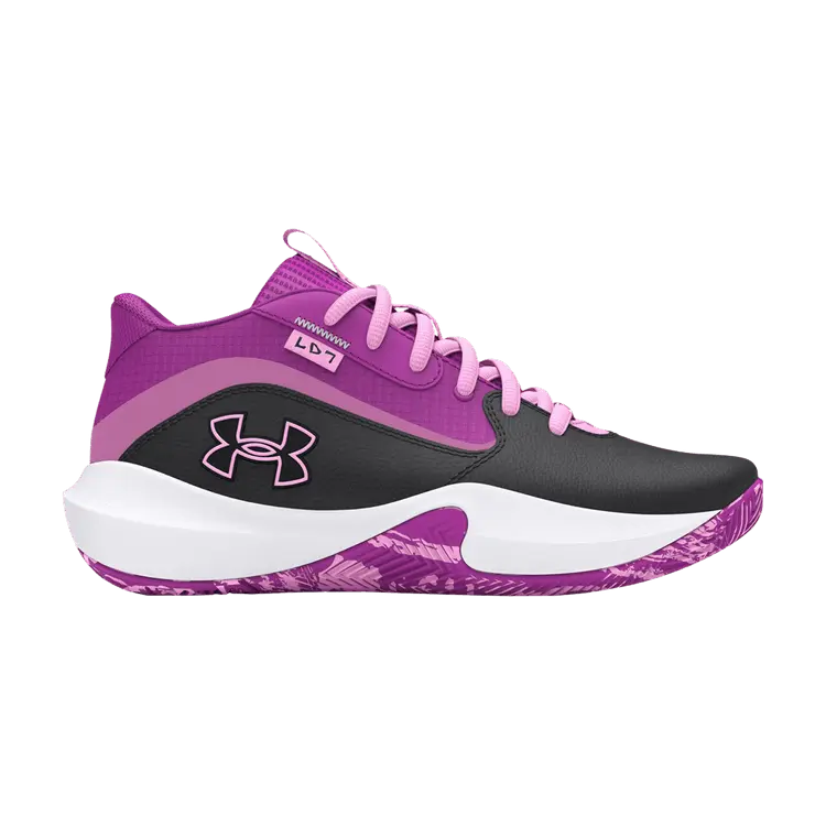 

Кроссовки Under Armour Lockdown 7 GS Vivid Magenta, фиолетовый