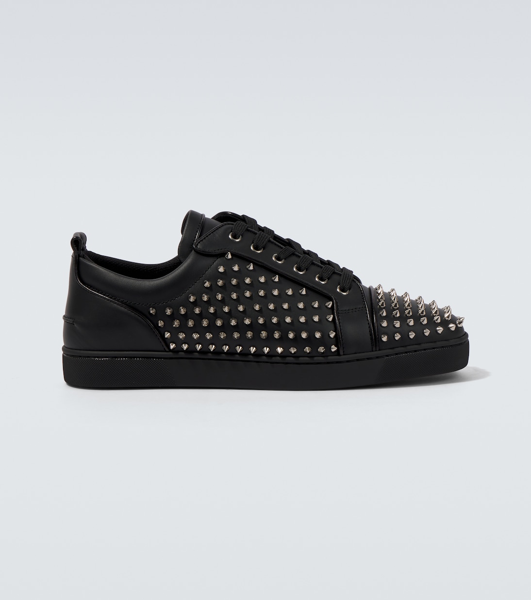 

Кожаные кроссовки Louis Spikes Junior Christian Louboutin, Black/Silver